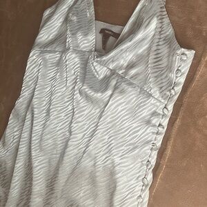 Forever 21 Satin Chemise in Soft Blue